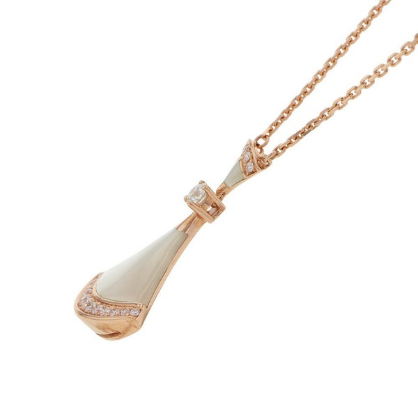 ブルガリ ネックレス ディーヴァ ドリーム ネックレス マザーオブパール ダイヤモンド 0.28ct 356452 BVLGARI ペンダント