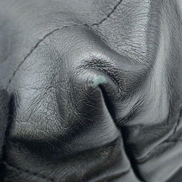 シャネル ハンドバッグ CHANEL 22 マトラッセ スモール シャイニーカーフ AS3260 ポーチ付き 黒