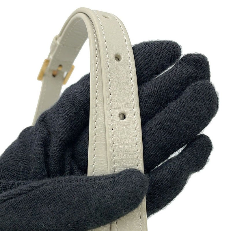 サンローランパリ ショルダーバッグ マンハッタン ミニ レザー 727766 SAINT LAURENT PARIS 白