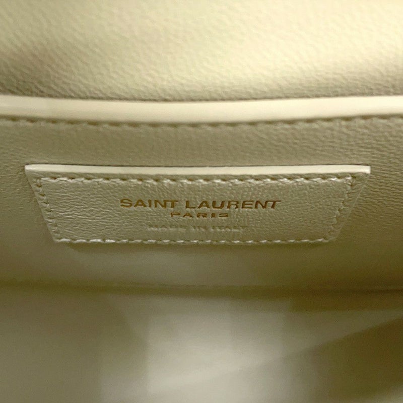 サンローランパリ ショルダーバッグ マンハッタン ミニ レザー 727766 SAINT LAURENT PARIS 白