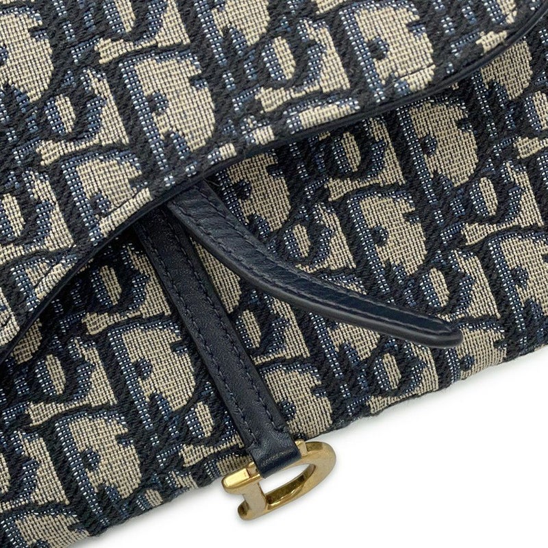 クリスチャン・ディオール チェーンウォレット サドル チェーンポーチ スモール ジャカード S5614CTZQ 財布 トロッター