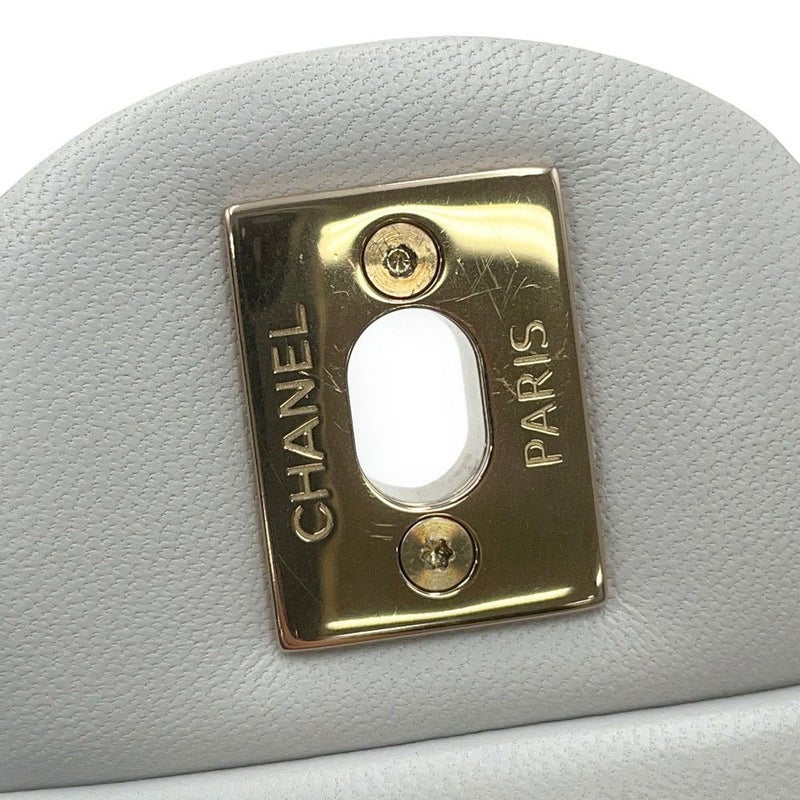 シャネル チェーンショルダーバッグ マトラッセ ココマーク トップハンドル ミニ フラップ ラムスキン AS2431 CHANEL