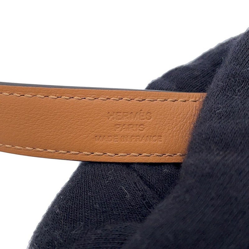 エルメス べルト ケリー・ポケット18 トレンチ/ゴールド/クレ/ゴールド金具 エプソン K刻印 ポーチ付き