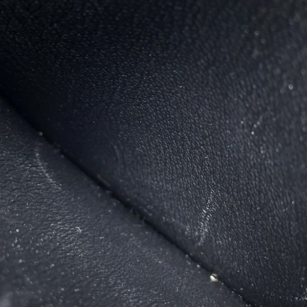 エルメス 二つ折り財布 MC2 ガリレイ ブラック アリゲーターマット X刻印 HERMES 財布 メンズ 黒