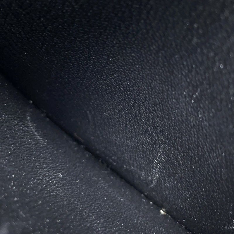 エルメス 二つ折り財布 MC2 ガリレイ ブラック アリゲーターマット X刻印 HERMES 財布 メンズ 黒