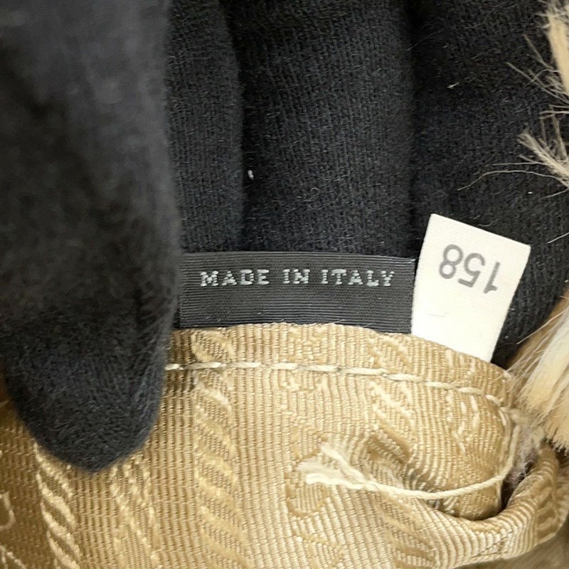 プラダ トートバッグ カナパ デニム フェイクファー BN2182 PRADA