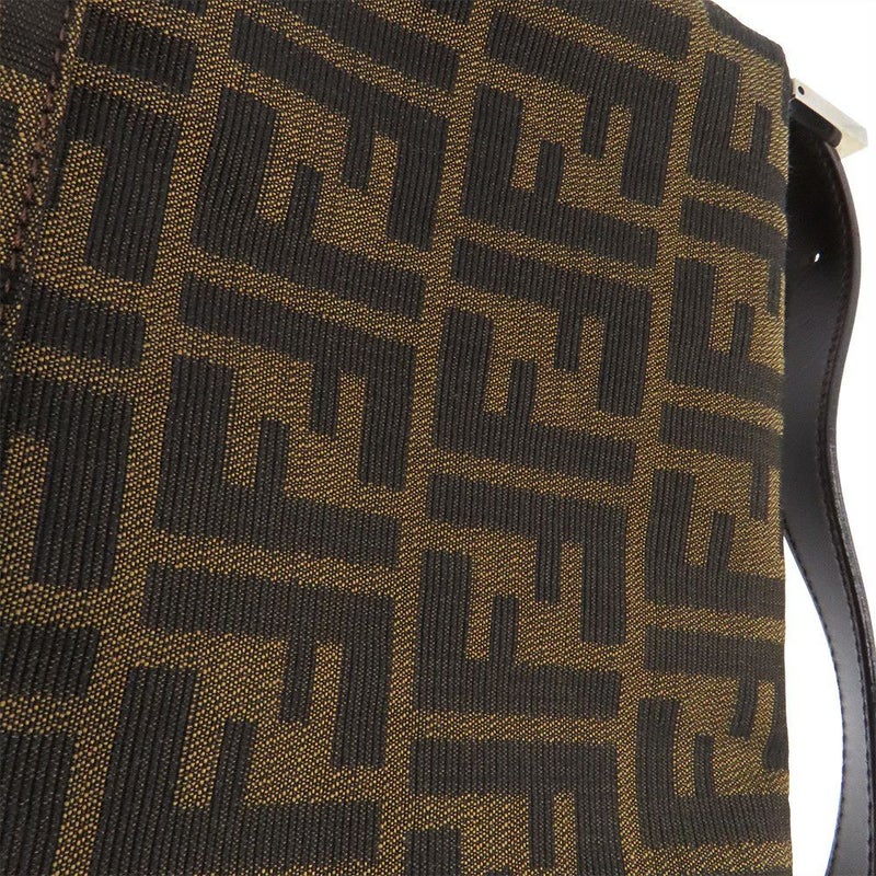 フェンディ ハンドバッグ ズッカ柄 マンマバケット キャンバス レザー 33492 FENDI ワンショルダー