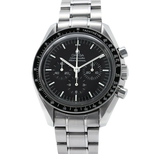 オメガ スピードマスター アポロ11号月面着陸30周年記念 世界9999本限定 3560.50 OMEGA 腕時計 黒文字盤