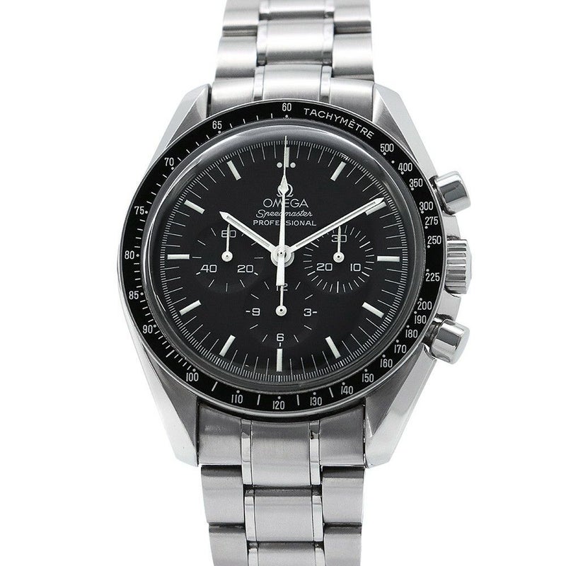 オメガ スピードマスター アポロ11号月面着陸30周年記念 世界9999本限定 3560.50 OMEGA 腕時計 黒文字盤