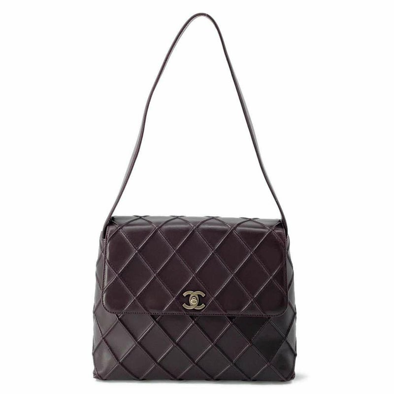 シャネル ショルダーバッグ マトラッセ ココマーク レザー CHANEL バッグ