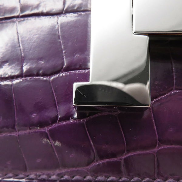 エルメス コンスタンス エラン カシス/シルバー金具 二ロティカスシャイン □R刻印 HERMES 2way