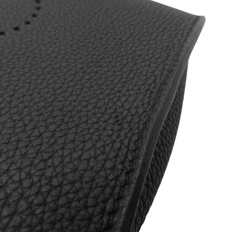 エルメス ショルダーバッグ ヴィドポッシュ ブラック/シルバー金具 トゴ B刻印 HERMES 黒