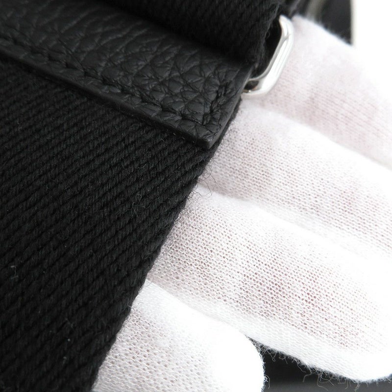 エルメス ショルダーバッグ ヴィドポッシュ ブラック/シルバー金具 トゴ B刻印 HERMES 黒