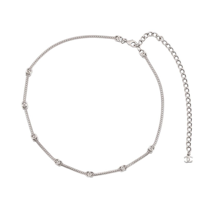 シャネル ネックレス ココマーク メタル A24B ABE254 CHANEL チョーカー アクセサリー