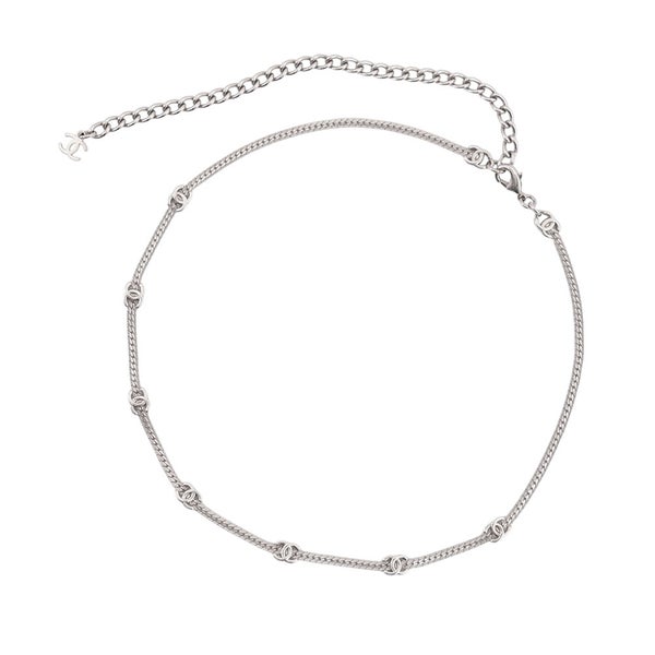 シャネル ネックレス ココマーク メタル A24B ABE254 CHANEL チョーカー アクセサリー
