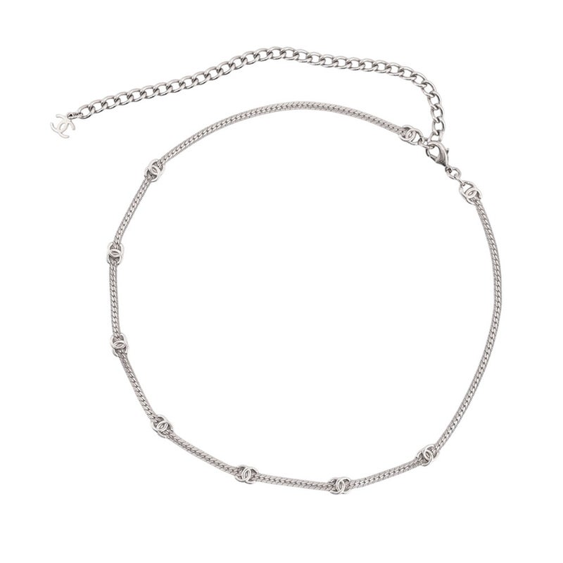 シャネル ネックレス ココマーク メタル A24B ABE254 CHANEL チョーカー アクセサリー