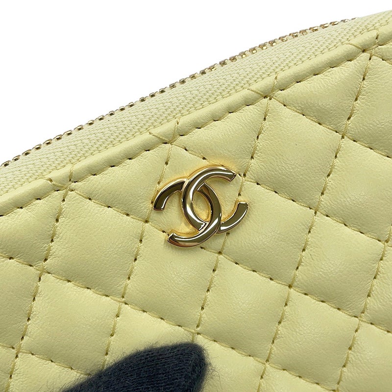 シャネル コインケース マトラッセ ココマーク ラムスキン AP5378 CHANEL 財布