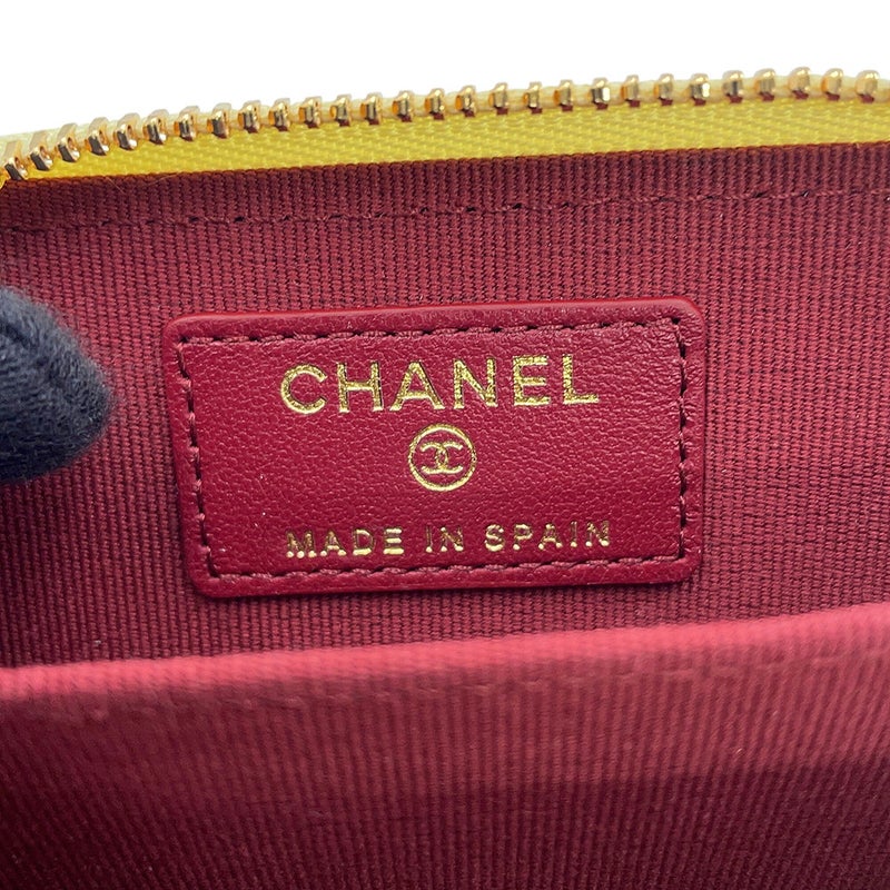シャネル コインケース マトラッセ ココマーク ラムスキン AP5378 CHANEL 財布