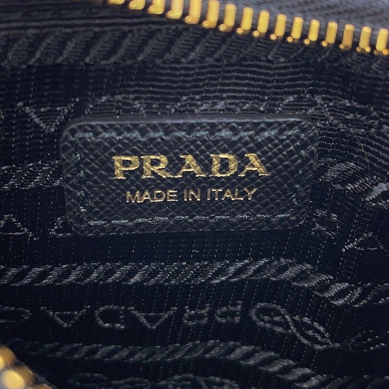 プラダ カードケース トライアングルロゴ カードホルダー サフィアーノレザー 1MC127 PRADA 財布 黒