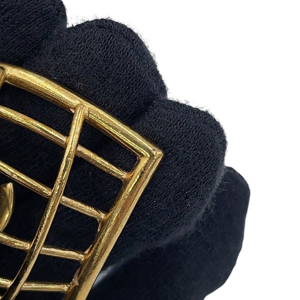 シャネル イヤリング ココマーク 鳥かごモチーフ メタル 93A CHANEL アクセサリー