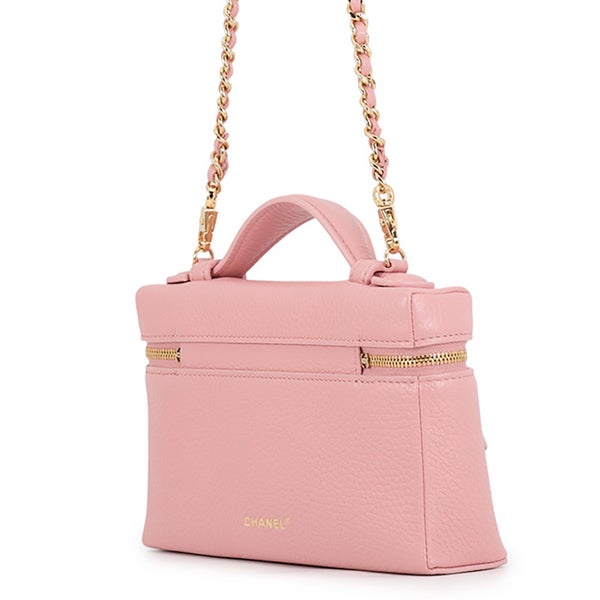 シャネル チェーンショルダーバッグ マトラッセ ココマーク スリム バニティ レザー AP5346 CHANEL ヴァニティ 2way