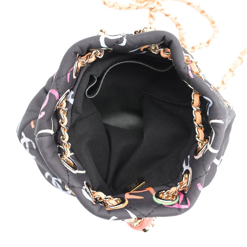 シャネル リュック マトラッセ ココマーク バックパック プリントファブリック レザー AS4810 CHANEL リュックサック