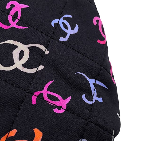 シャネル リュック マトラッセ ココマーク バックパック プリントファブリック レザー AS4810 CHANEL リュックサック