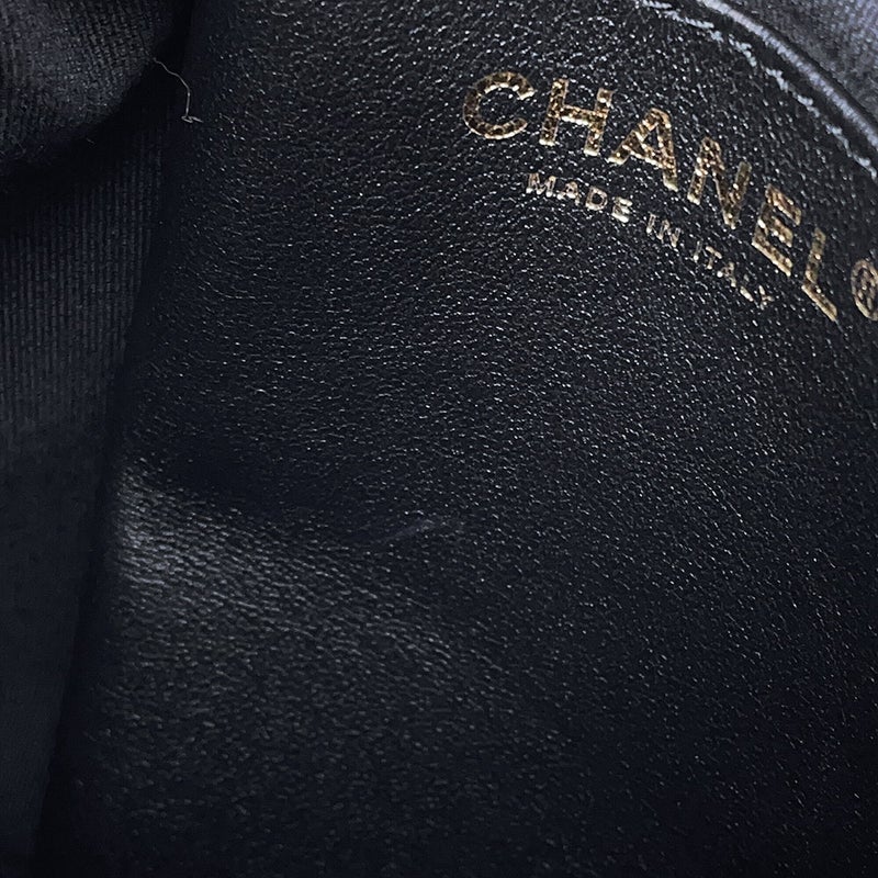 シャネル リュック マトラッセ ココマーク バックパック プリントファブリック レザー AS4810 CHANEL リュックサック