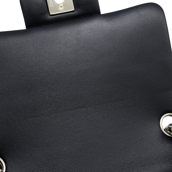 シャネル チェーンショルダーバッグ ミニ クラシック マトラッセ ココマーク ラムスキン A35200 CHANEL バッグ ミニマト 黒