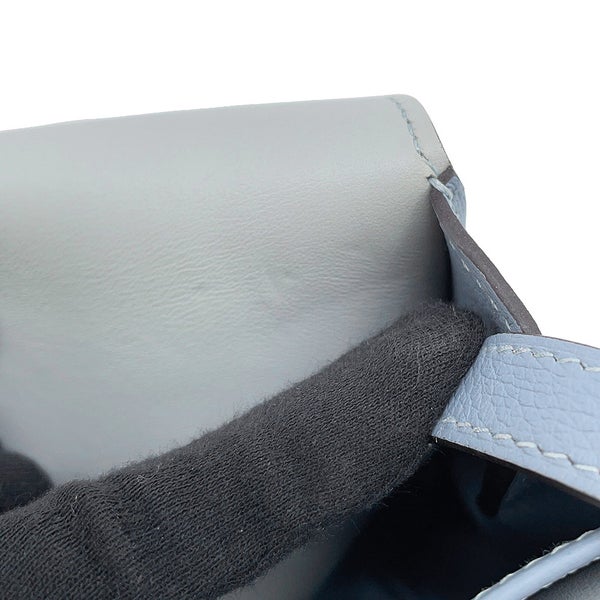 エルメス ハンドバッグ アルザン25 ヴェルソ ブルーラン/ブルーグラシエ/シルバー金具 エバーカラー U刻印 2wayショルダー