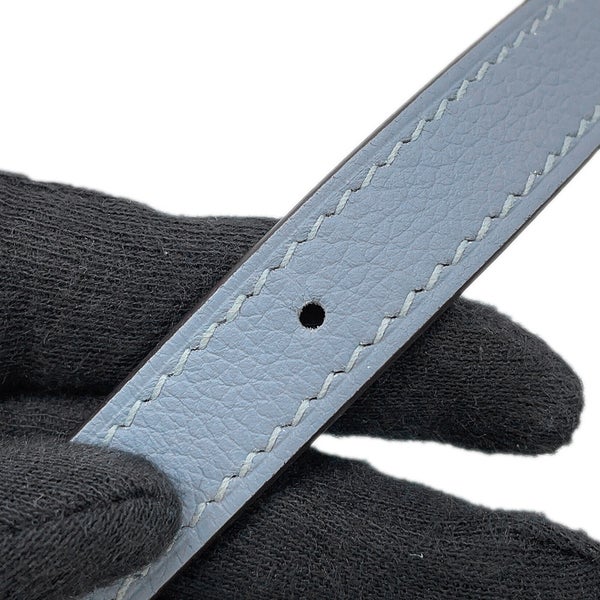 エルメス ハンドバッグ アルザン25 ヴェルソ ブルーラン/ブルーグラシエ/シルバー金具 エバーカラー U刻印 2wayショルダー