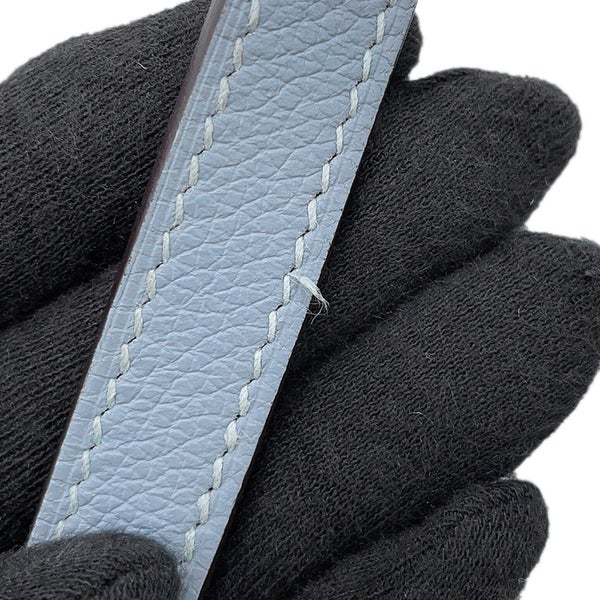 エルメス ハンドバッグ アルザン25 ヴェルソ ブルーラン/ブルーグラシエ/シルバー金具 エバーカラー U刻印 2wayショルダー