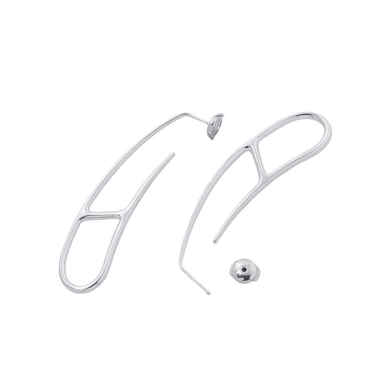 エルメス ピアス シェーヌダンクル ツイスト パンク ピアス SV925シルバー HERMES ジュエリー Punk Earrings