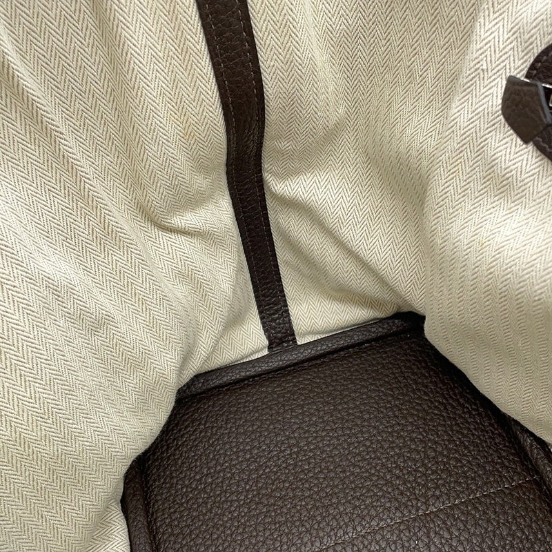 エルメス トートバッグ ガーデンパーティPM エベンヌ/シルバー金具 ネゴンダ Y刻印 HERMES Garden Party