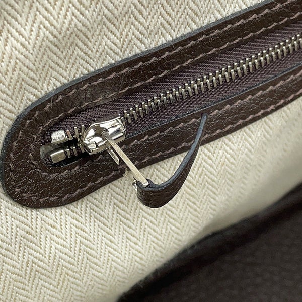 エルメス トートバッグ ガーデンパーティPM エベンヌ/シルバー金具 ネゴンダ Y刻印 HERMES Garden Party