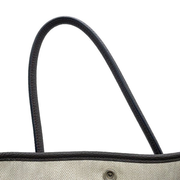 エルメス トートバッグ ガーデンパーティPM エベンヌ/シルバー金具 ネゴンダ Y刻印 HERMES Garden Party