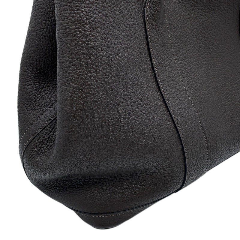 エルメス トートバッグ ガーデンパーティPM エベンヌ/シルバー金具 ネゴンダ Y刻印 HERMES Garden Party