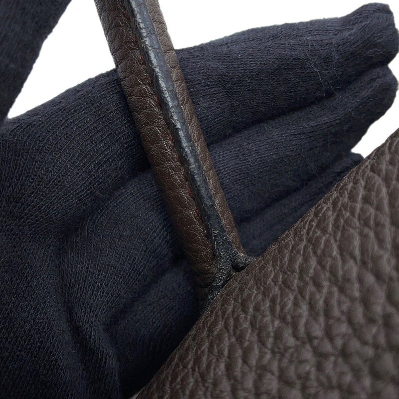 エルメス トートバッグ ガーデンパーティPM エベンヌ/シルバー金具 ネゴンダ Y刻印 HERMES Garden Party
