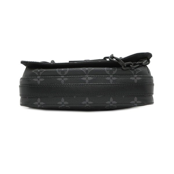 ルイヴィトン ショルダーバッグ モノグラム・エクリプス スティーマー・メッセンジャー M45585 ブラック 黒