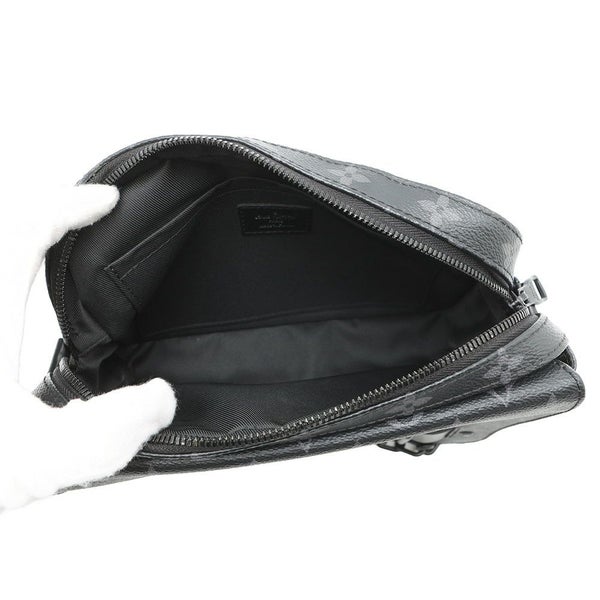 ルイヴィトン ショルダーバッグ モノグラム・エクリプス スティーマー・メッセンジャー M45585 ブラック 黒