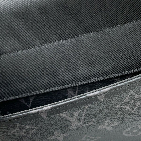 ルイヴィトン ショルダーバッグ モノグラム・エクリプス スティーマー・メッセンジャー M45585 ブラック 黒