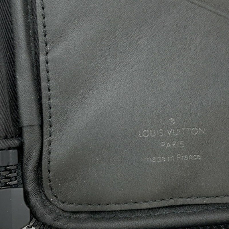 ルイヴィトン ショルダーバッグ ダミエ・ジャイアント NIGOコラボ ダブルフォンポーチ N40377 ブラック 黒