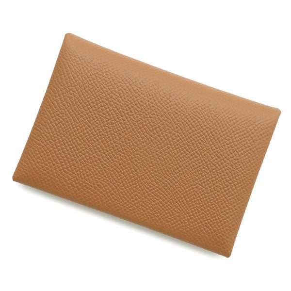 エルメス コインケース カルヴィ デュオ ゴールド/シルバー金具 エプソン K刻印 HERMES 財布