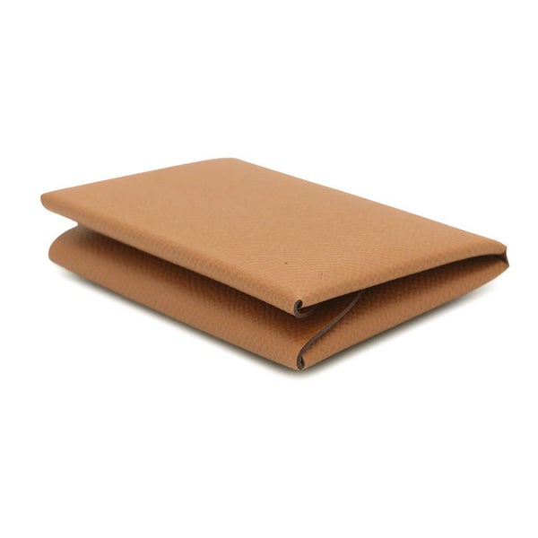 エルメス コインケース カルヴィ デュオ ゴールド/シルバー金具 エプソン K刻印 HERMES 財布