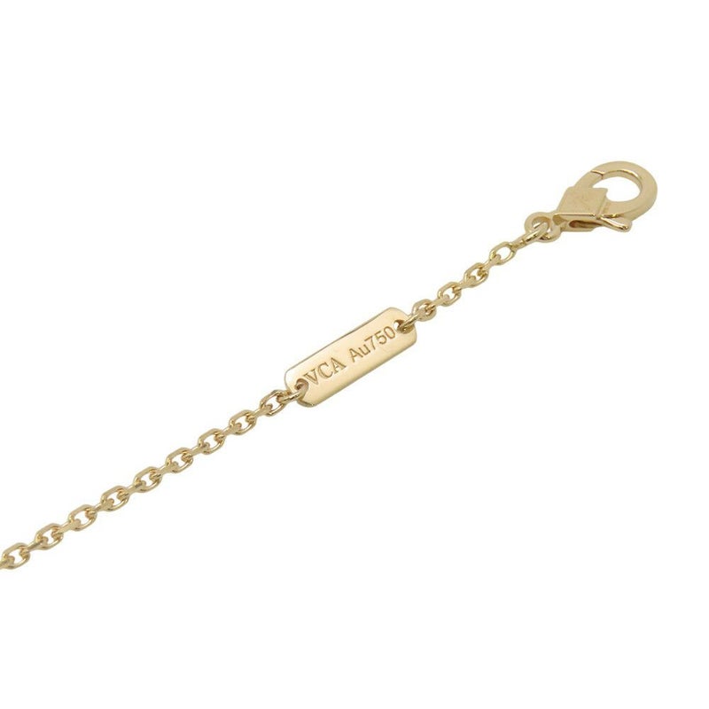 ヴァンクリーフ&アーペル ネックレス ヴィンテージ アルハンブラ ペンダント ギヨシェ K18YGイエローゴールド VCARP4KL00