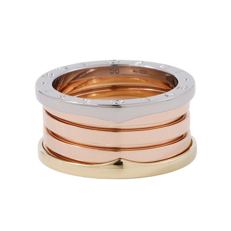 ブルガリ リング ビーゼロワン パーフェクトミステイク B-zero1 K18YG/K18PG/K18WG リングサイズ56 指輪