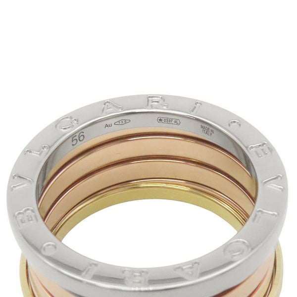 ブルガリ リング ビーゼロワン パーフェクトミステイク B-zero1 K18YG/K18PG/K18WG リングサイズ56 指輪