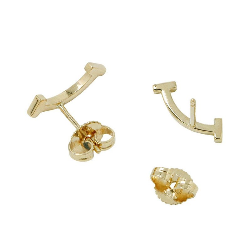 ティファニー ピアス Tスマイル K18YGイエローゴールド 60150766 Tiffany&Co. ジュエリー