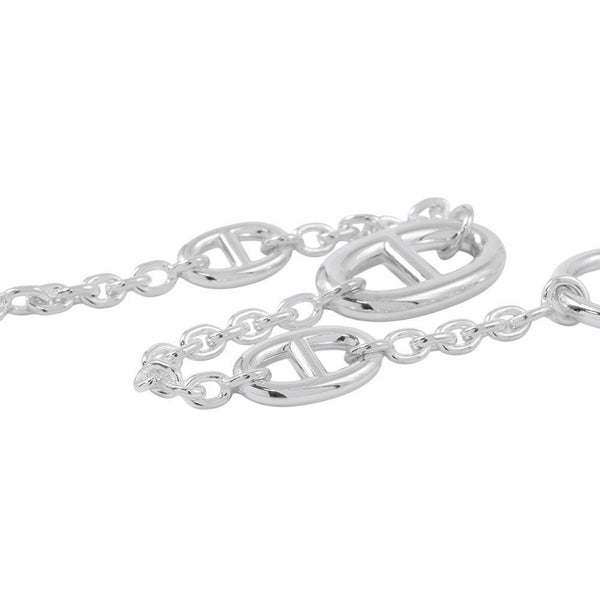 エルメス ブレスレット シェーヌダンクル ファランドール SV925シルバー サイズLG HERMES ジュエリー