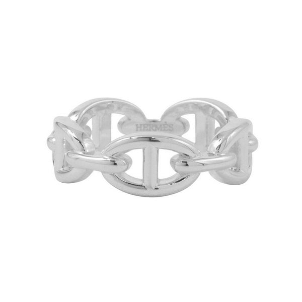 エルメス リング シェーヌダンクル アンシェネPM SV925シルバー リングサイズ59 HERMES ジュエリー